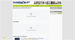 Desktop Screenshot of marencin.sk
